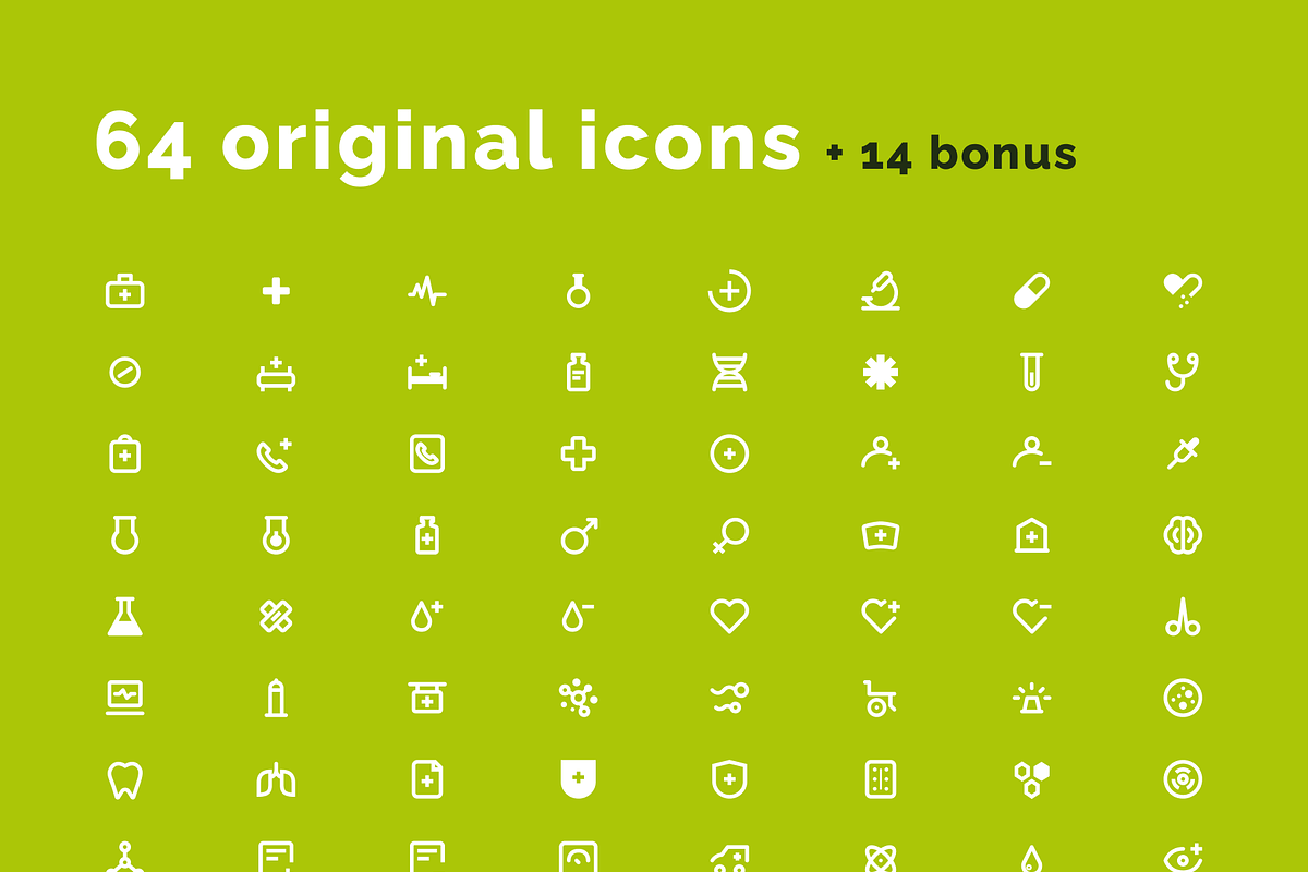 Medical Icons Set, an Outline Icon by Amazing Custom Icons (Photo 2 of 6)