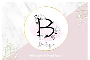 Floral Alphabet & Logos, a Branding & Logo Template by garu1987 (Thumbnail 1 of 3)