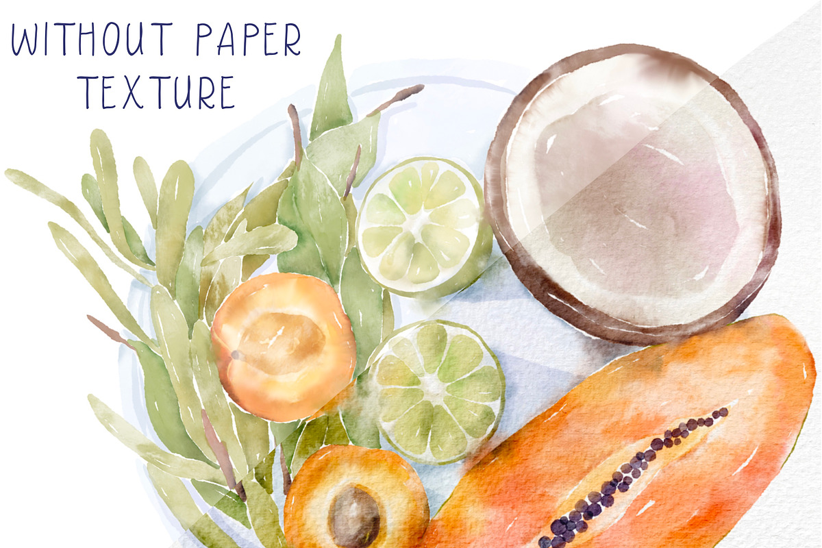 5 Watercolor papers for Procreate, a Brush Add-On by BooStudio (Photo 6 of 7)