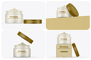 Glass Cream Jar Mockups, a Mockup by Mockups Planet (Thumbnail 1 of 9)