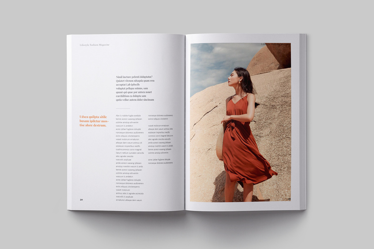 Lifestyle Magazine Template, a Magazine Template by ElvinPrint (Photo 8 of 14)