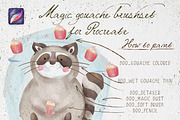 Magic Gouache Brushes for Procreate, a Brush Add-On by BooStudio (Thumbnail 3 of 9)