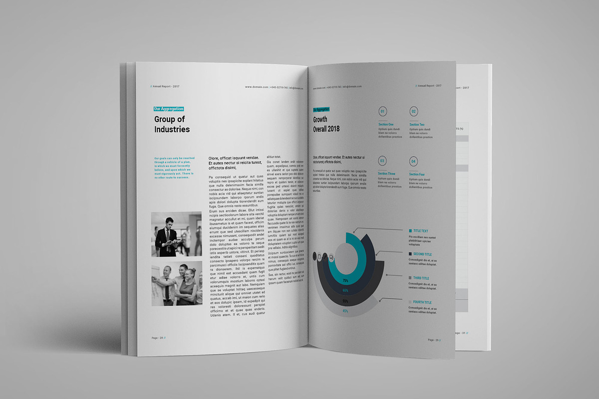 Annual Report Template, a Brochure Template by Elite_Standard (Photo 4 of 14)