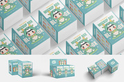 Blind Box Packaging Mockup, a Packaging Mockup by Alolieli Studio (Thumbnail 1 of 5)