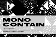 Mono Contain - Background patterns, a Decorative Illustration by Huebert World (Thumbnail 1 of 10)