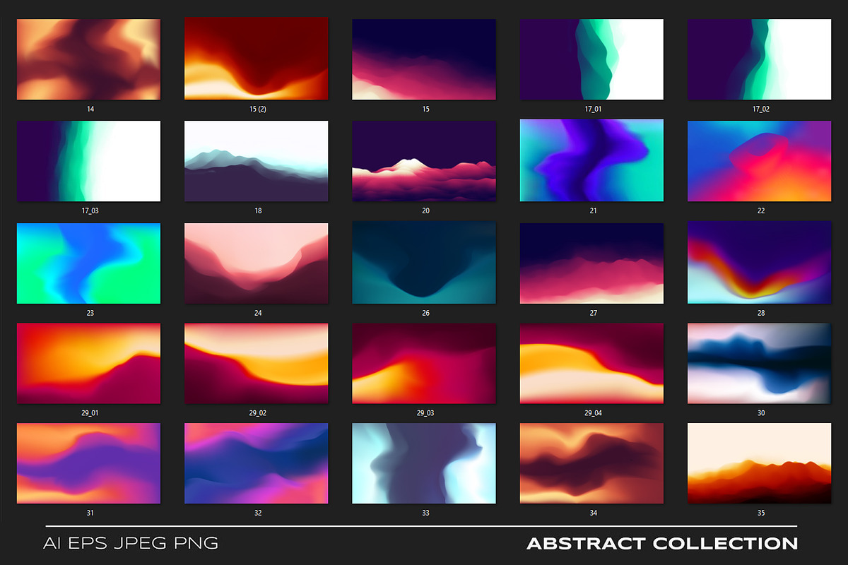 230 Gradients Vector Backgrounds, a Gradient Add-On by RDShop (Photo 5 of 9)