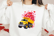 Kids Valentine’s Day Dump Truck PNG, an Illustration by DreamCafeArt (Thumbnail 2 of 8)
