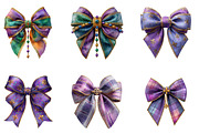 Coquette Mardi Gras Bows, an Illustration by Designworld (Thumbnail 2 of 6)