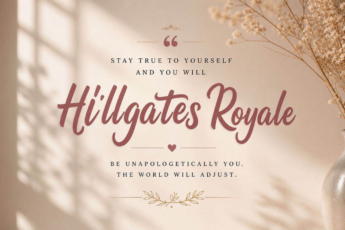 Hillgates Royale, a Sans Serif Font by Wow Magic (Photo 4 of 5)