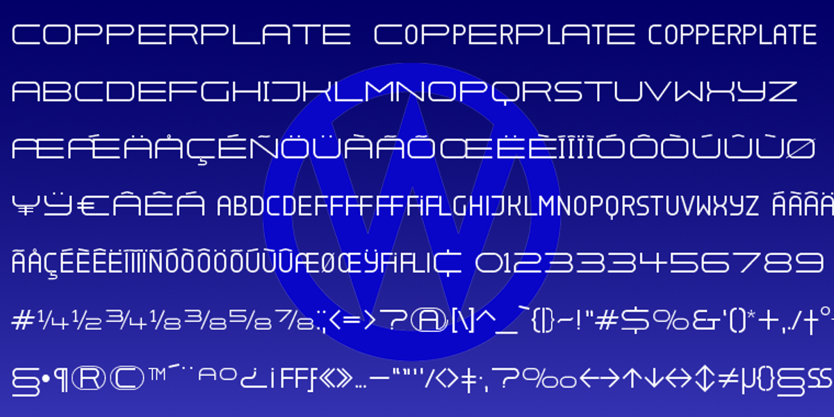 Copperplate Wide, a Sans Serif Font by Wiescher-Design (Photo 4 of 10)