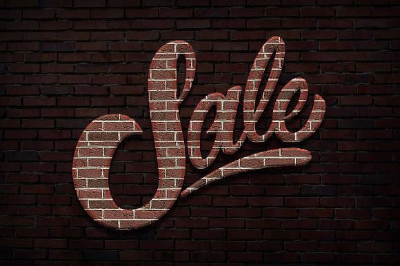 Brick Text Styles For Photoshop preview 6