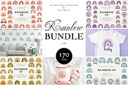 Rainbow Elements & Patterns Bundle, a Decorative Illustration by Olga Begak Art & Design (Thumbnail 1 of 17)