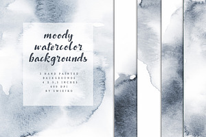 Moody Watercolor Backgrounds