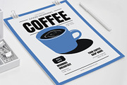 Classic Blue Coffee Shop, a Flyer Template by Me55enjah Design (Thumbnail 4 of 4)