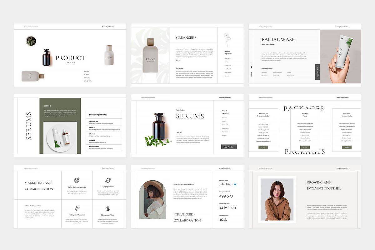 Kevve Beauty Clinic Powerpoint, a Presentation Template by kylyman (Photo 6 of 7)