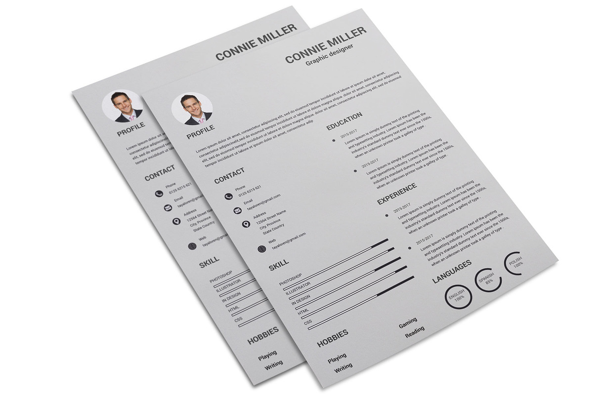 Resume Template and Cover Letter, a Resume Template by designvillage (Photo 7 of 13)