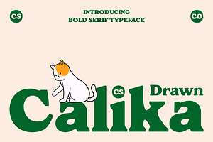 CS Calika Drawn, a Serif Font by Craft Supply Co.