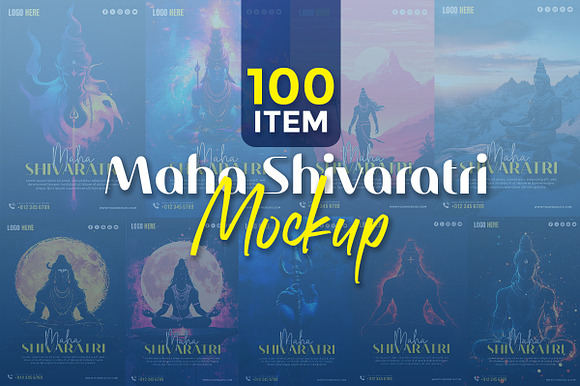 Maha Shivaratri template bundle preview 4