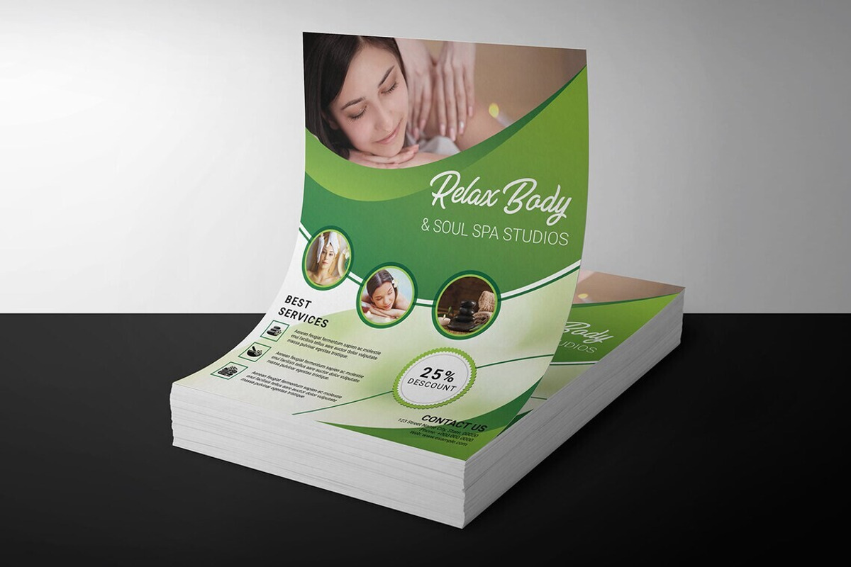 Spa & Beauty Flyer, a Flyer Template by Template Shop (Photo 3 of 3)