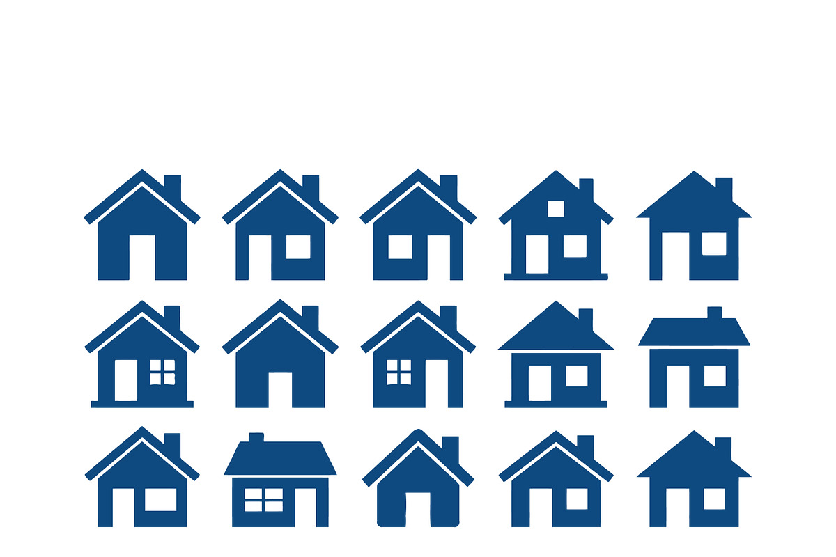 Charming House Icon Set, an Education Illustration by CarWrap design (Photo 3 of 3)