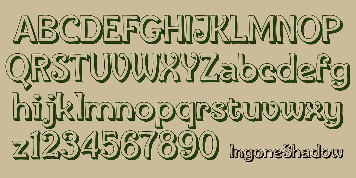 Ingone, a Sans Serif Font by Ingrimayne Type (Photo 4 of 6)