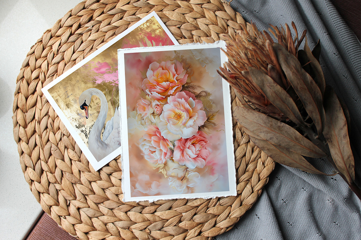 Golden Dreams – Surreal Floral & Abs, a Decorative Illustration by O m N i  Studio (Photo 15 of 16)
