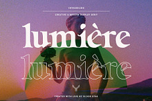 Lumière - Modern Display Serif Font