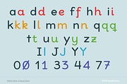 Bookbag School Font, a Sans Serif Font by Letradora (Thumbnail 7 of 9)