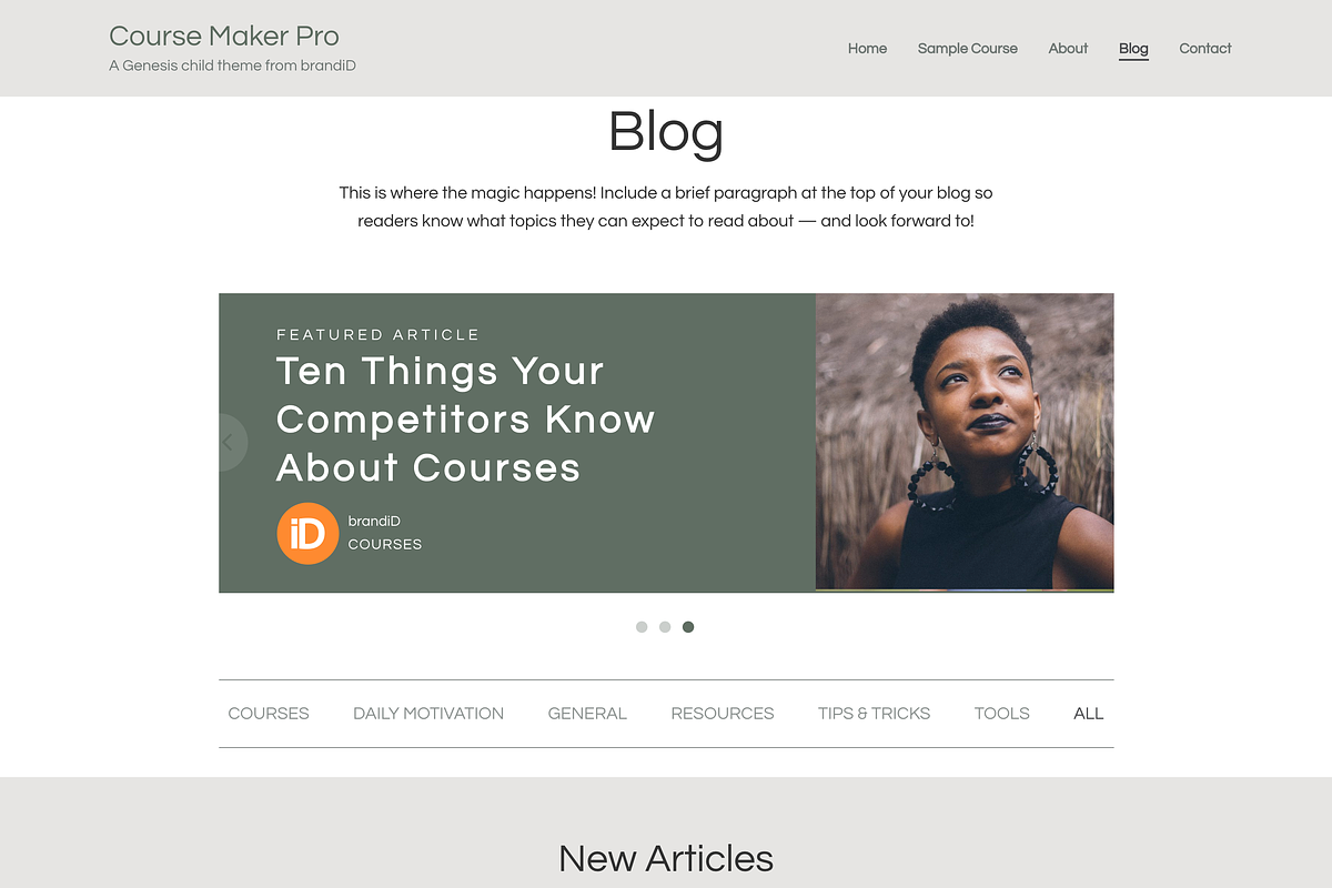 Course Maker Pro | WordPress Learning Management Theme
