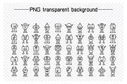 100 Monster Character Icons, a Graphic by Designfour (Thumbnail 2 of 7)