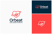 Heart Beat Sound Orbit ECG Love Logo, a Branding & Logo Template by Enola99d (Thumbnail 2 of 2)