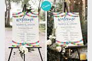 Mexican Wedding Program | CANVA, a Stationery Template by Creative Market (Thumbnail 1 of 6)