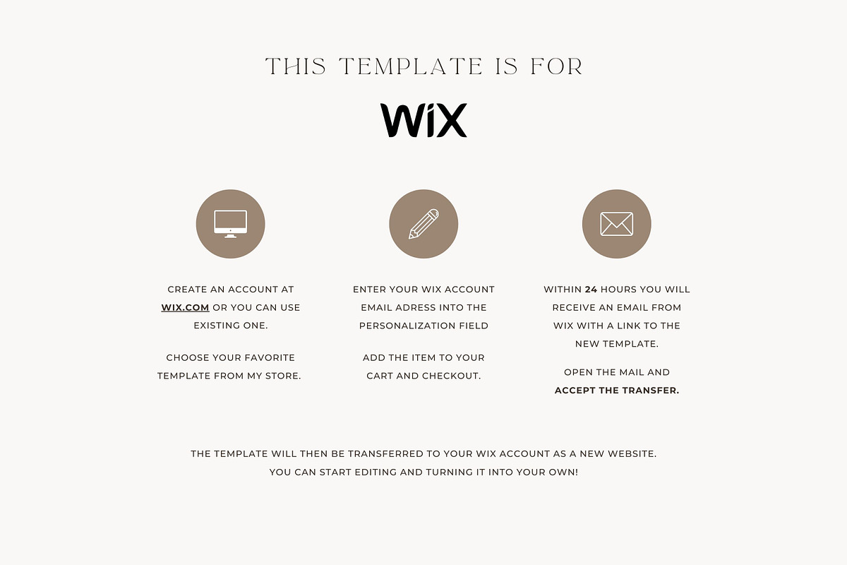 Wix Website Template - Photography, a Wix Template by Nes Design Co (Photo 11 of 19)