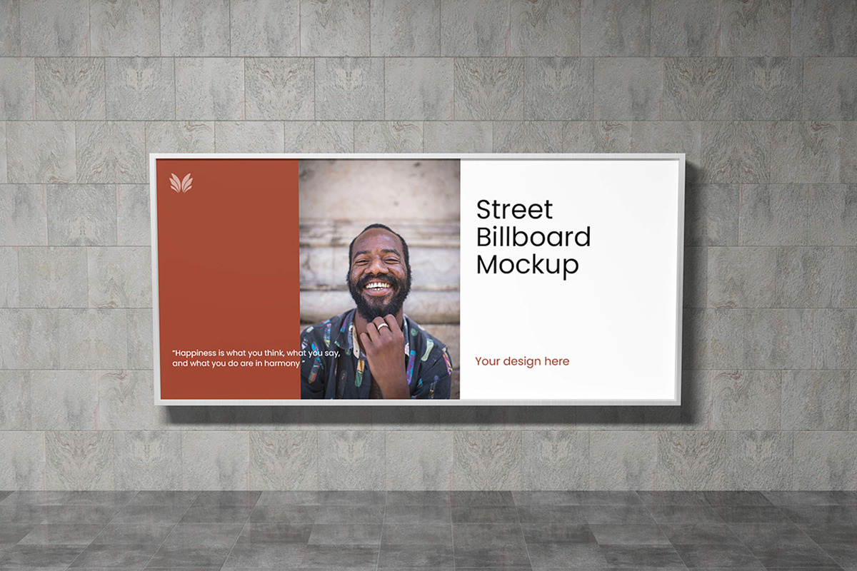 Billboard Mockup, an Advertising Mockup by Meizzaluna Design (Photo 1 of 3)