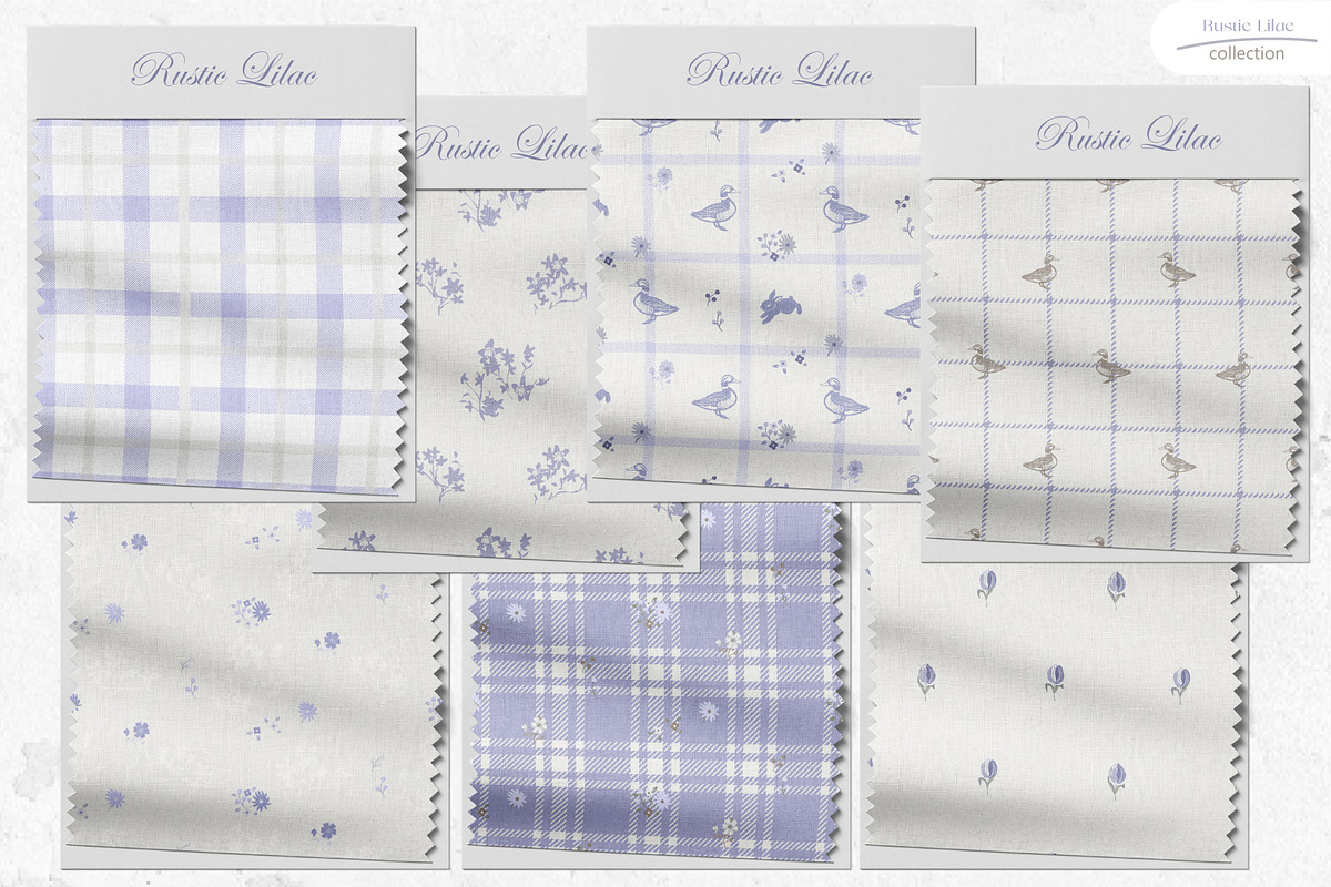 Rustic Lilac - Seamless Patterns, a Pattern Graphic by InaCorart (Photo 5 of 7)