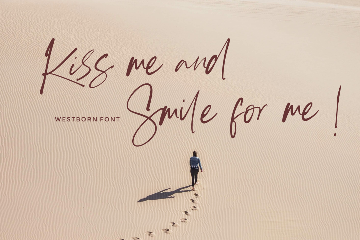 Westborn - Signature Style, a Script Font by Sronstudio (Photo 9 of 18)
