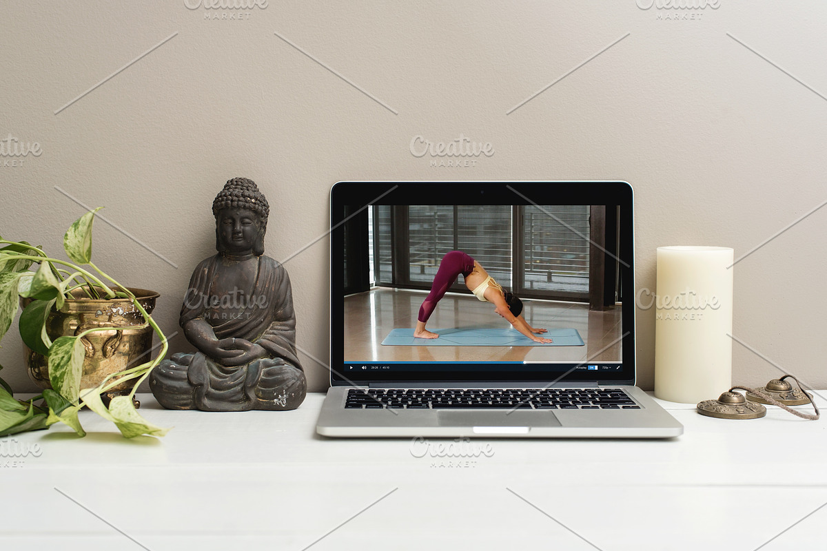 Yoga Instructor Mockup Bundle, a Books & Magazine Mockup by Ashley Alexandra Design (Photo 13 of 15)