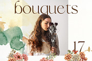 Autumn fall watercolor flowers, a Decorative Illustration by Yuliya Derbisheva (Thumbnail 3 of 13)