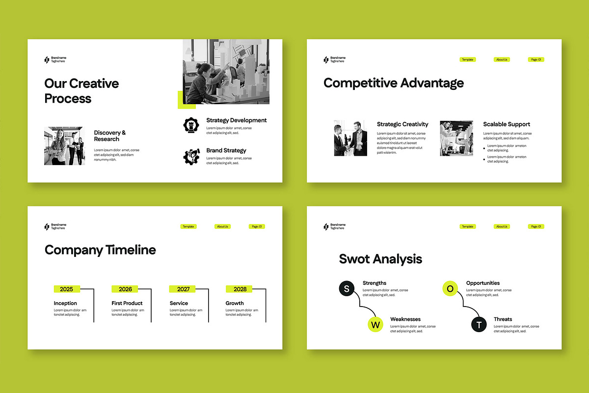 Creative Agency Service Presentation, a Presentation Template by Mighty-Slide (Photo 4 of 5)