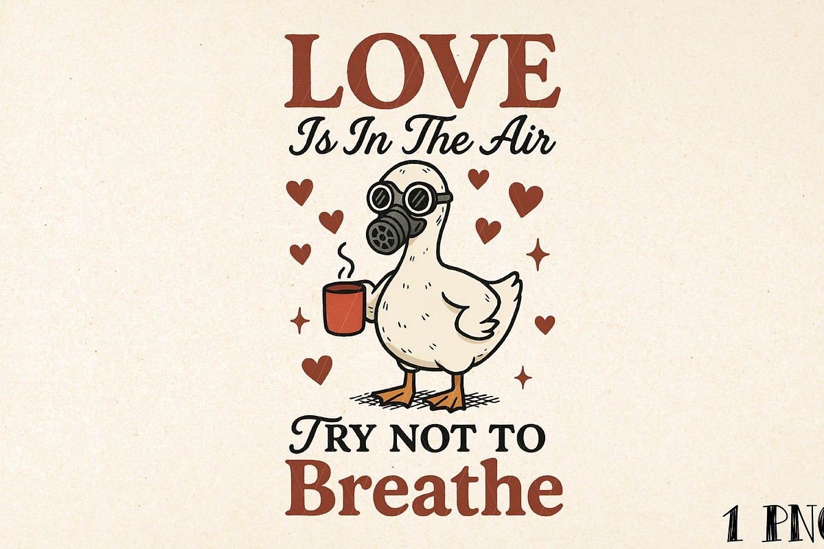 Anti Valentine Goose PNG, Valentine, an Illustration by DreamPrint404 (Photo 1 of 8)