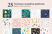 100 Terrazzo seamless pattern Bundle, a Pattern Graphic by museberry (Thumbnail 2 of 23)