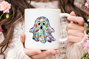 Halloween Iridescent Ghost Clipart, an Illustration by RobertsArt (Thumbnail 3 of 7)