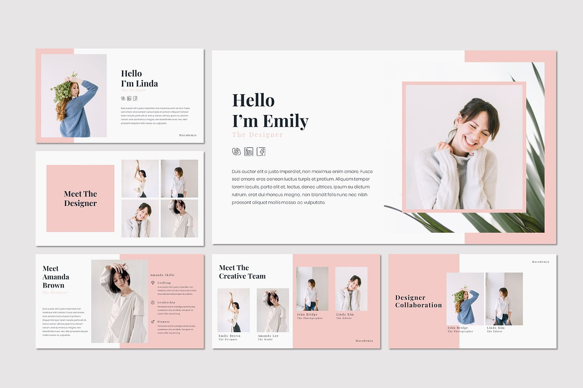 Macademia - Google Slides, a Presentation Template by deasign (Photo 3 of 10)