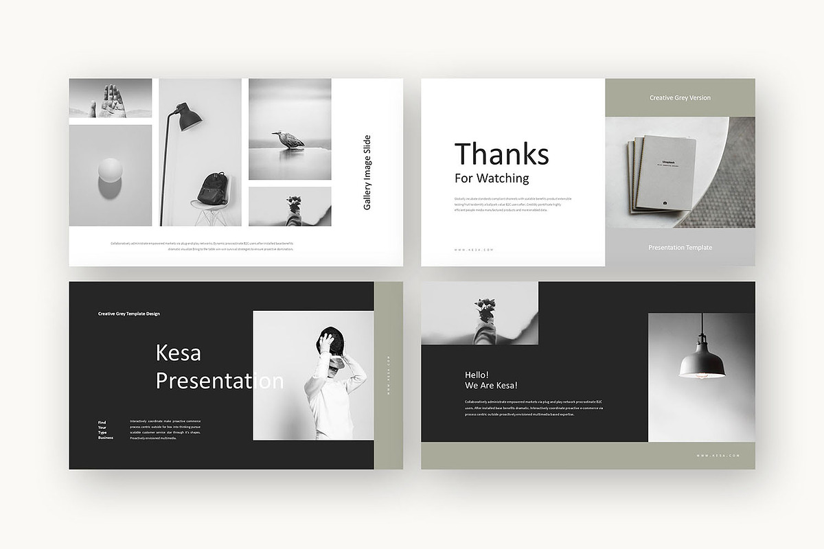Kesa : Creative Pitch Powerpoint, a Presentation Template by Punkl Camp (Photo 9 of 16)