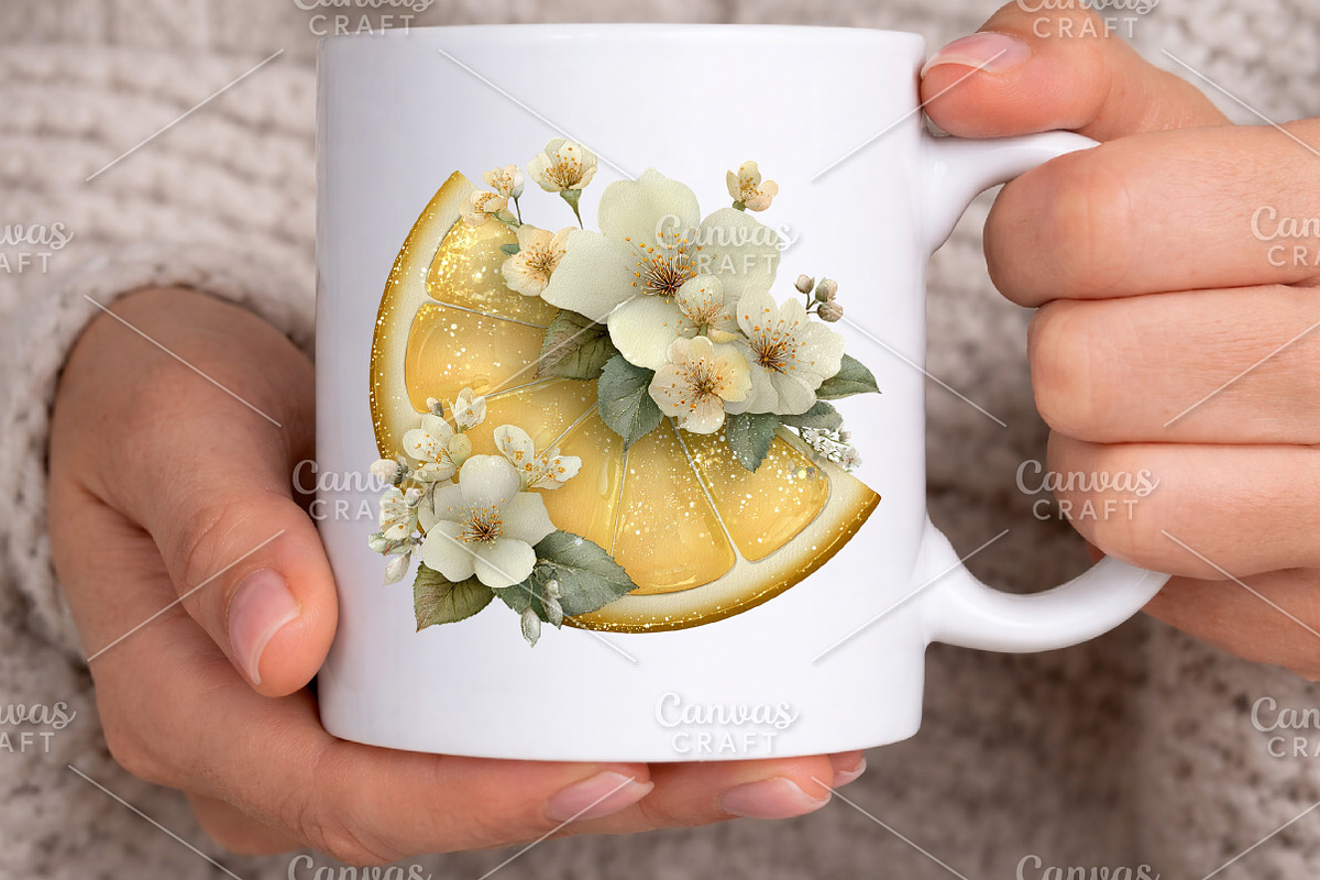 Whimsical Yellow Spring Clipart PNG, an Illustration by Canvas Craft (Photo 6 of 7)