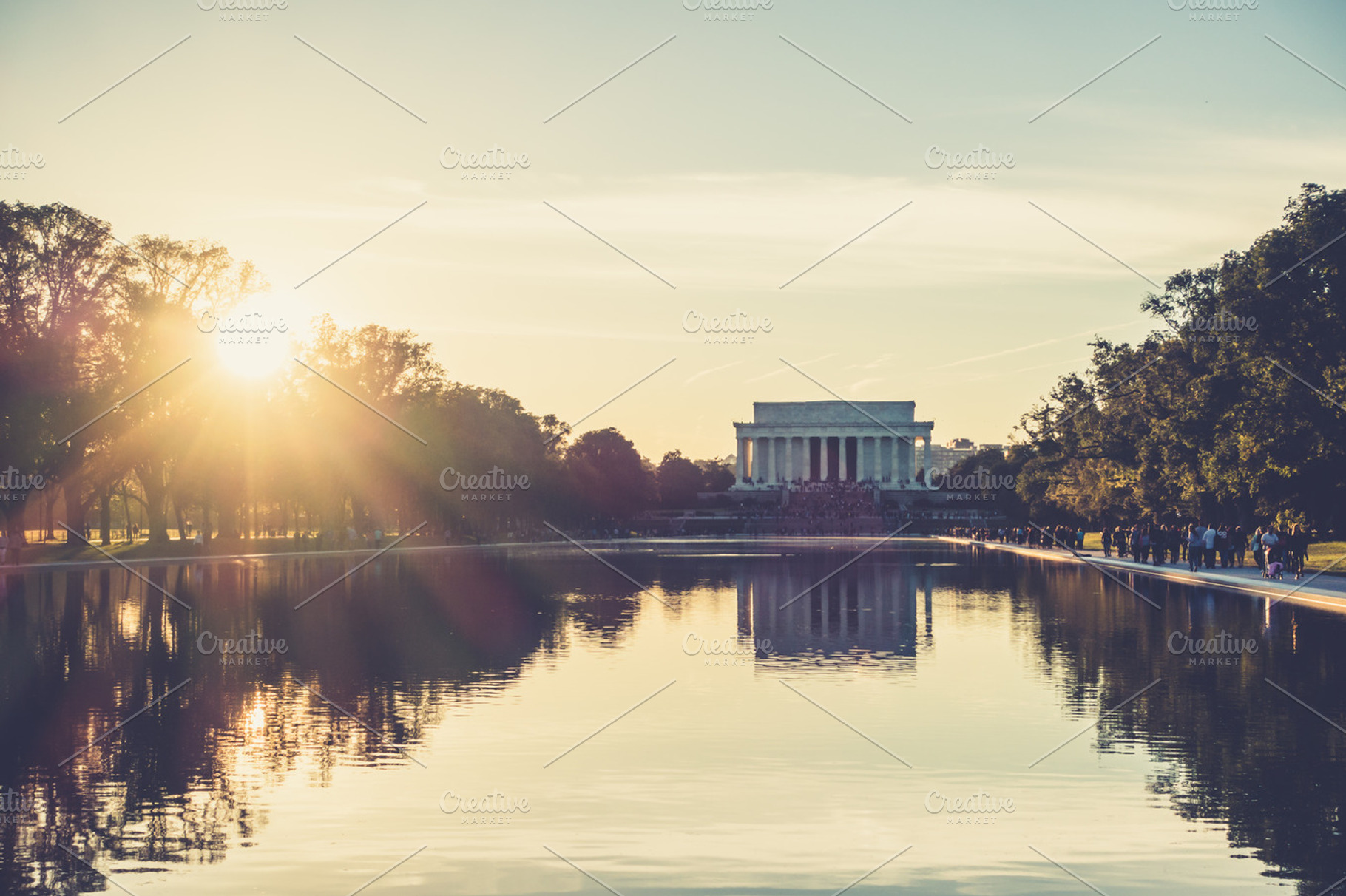 Usa containing pond, monument, and editorial, an Architecture Photo by Pabkov