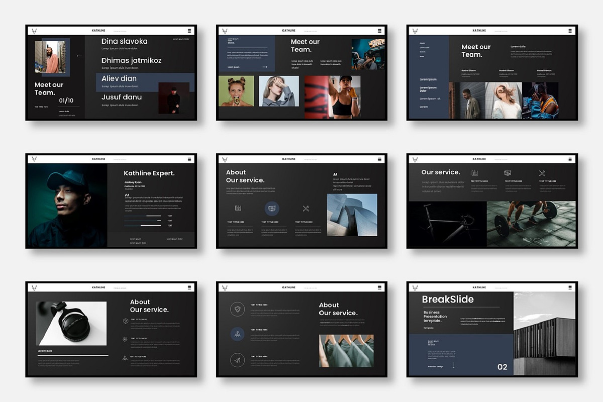 Kathline – Business Keynote Template, a Presentation Template by Dens Creative Studio (Photo 3 of 6)