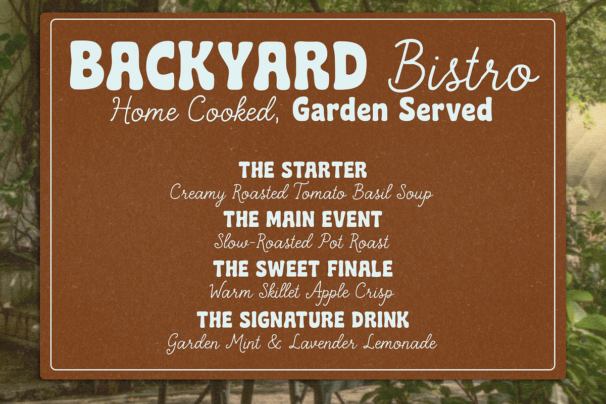 Chunky Kitchen Font Duo, a Handwritten Font by deadlock studio (Photo 13 of 14)