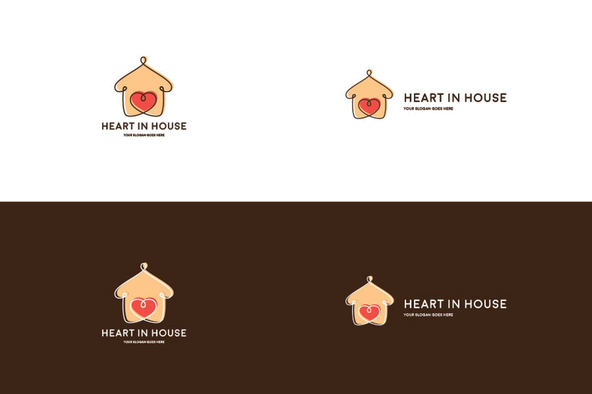 Heart in House Logo Template, a Branding & Logo Template by ND Design (Photo 5 of 7)
