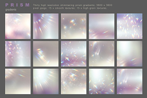 Prism Iridescent Gradient Background